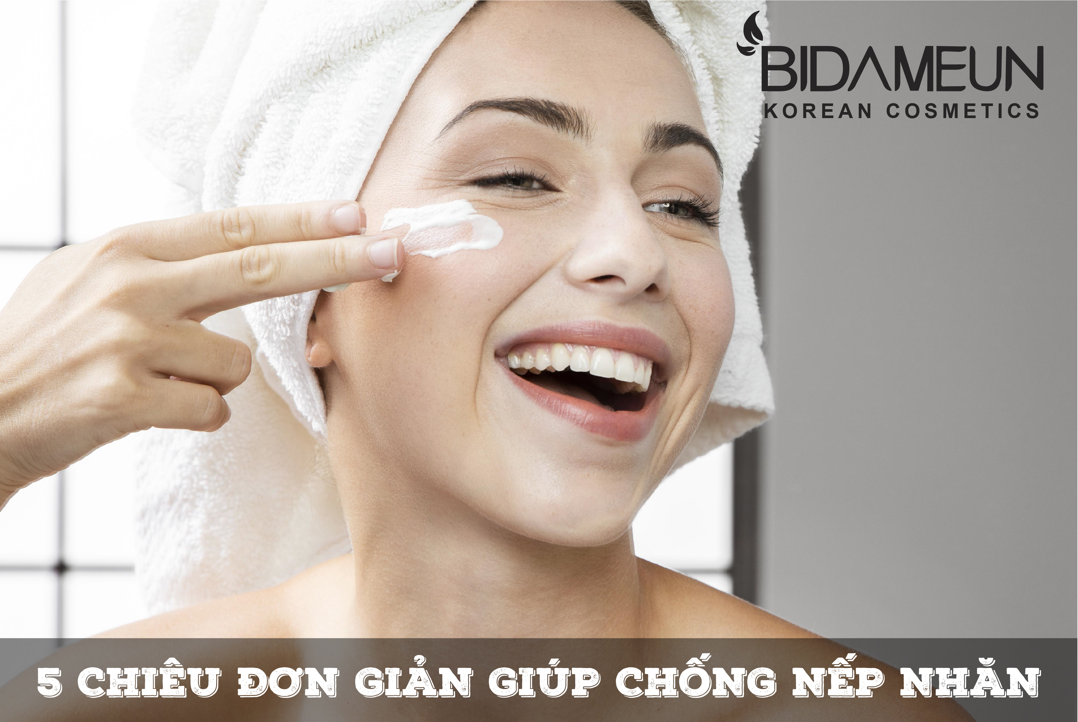 5 chiêu đơn giản chống nếp nhăn