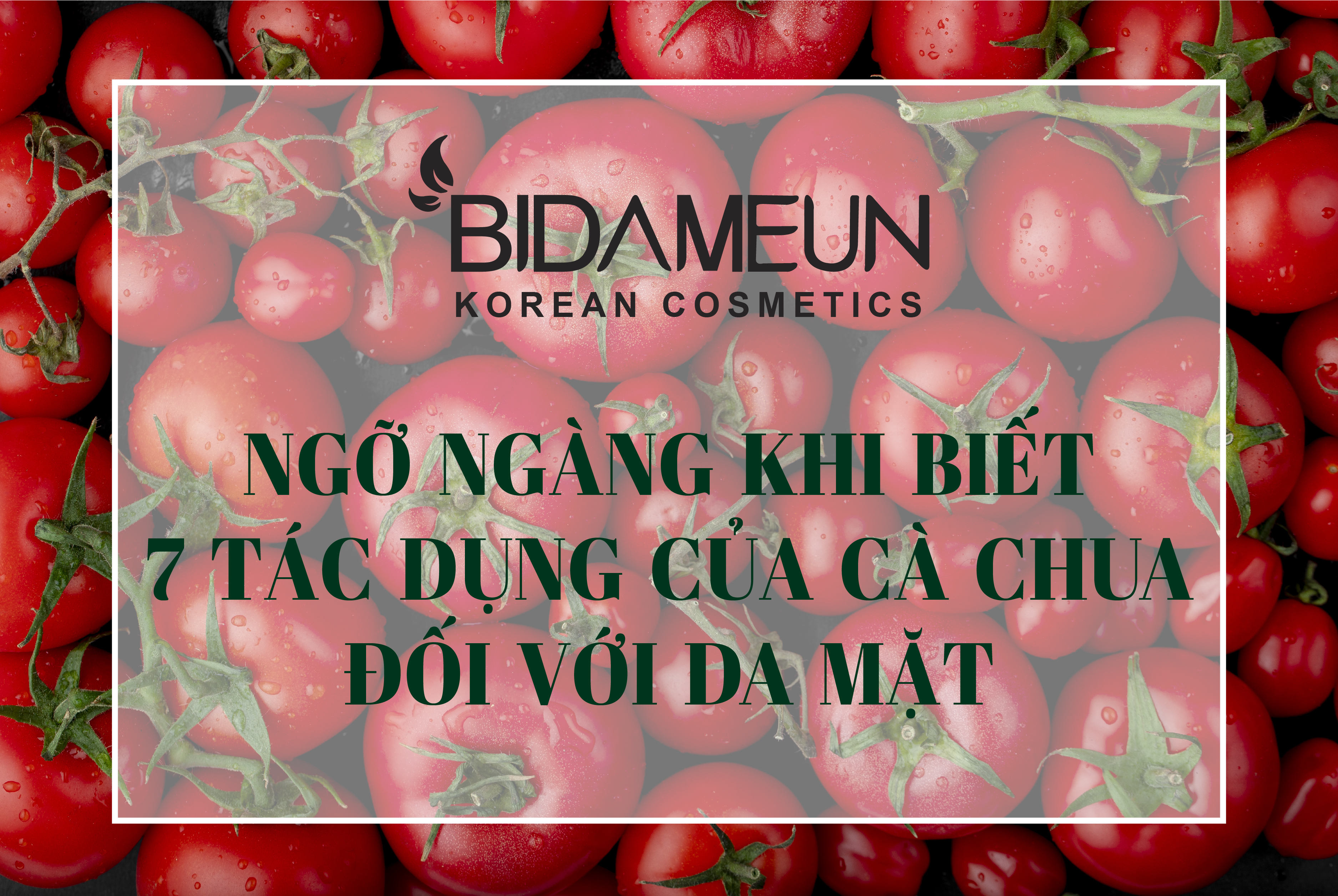 Ngỡ ngàng khi biết 7 tác dụng của cà chua với da mặt