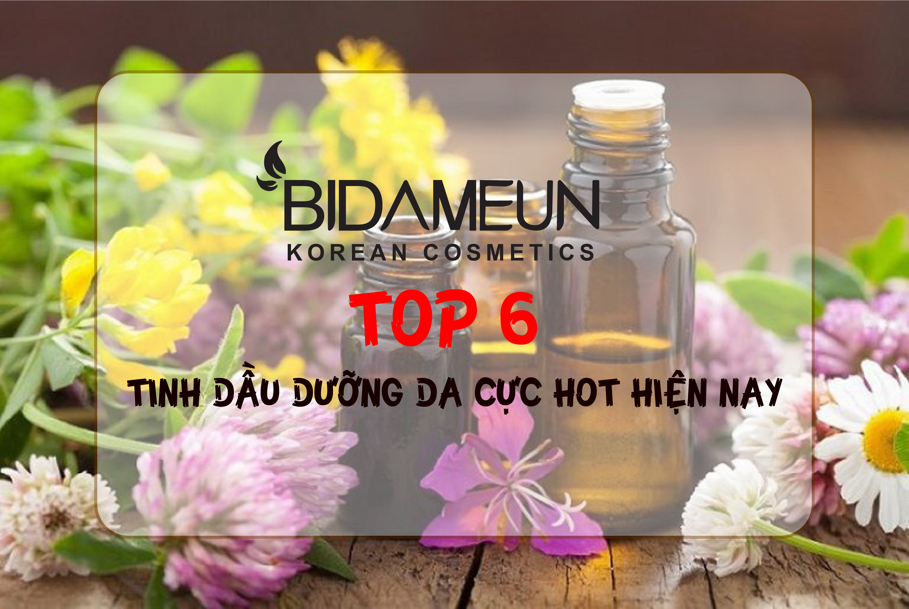 Top 6 tinh dầu dưỡng da cực “hot” hiện nay