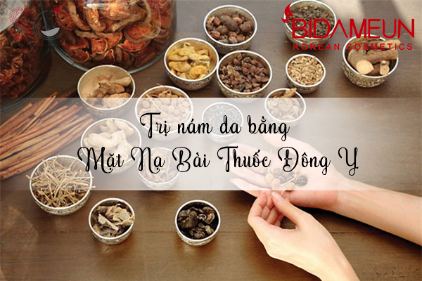 Mặt nạ từ các bài thuốc đông y trị nám da tại nhà cực an toàn