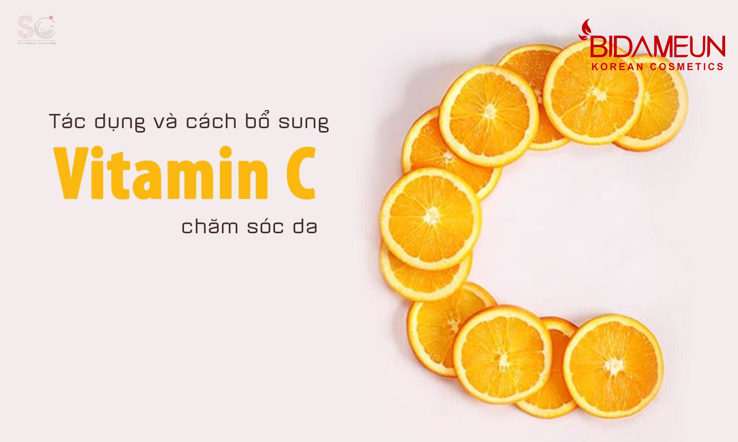 Tác dụng và cách bổ sung vitamin C chăm sóc da