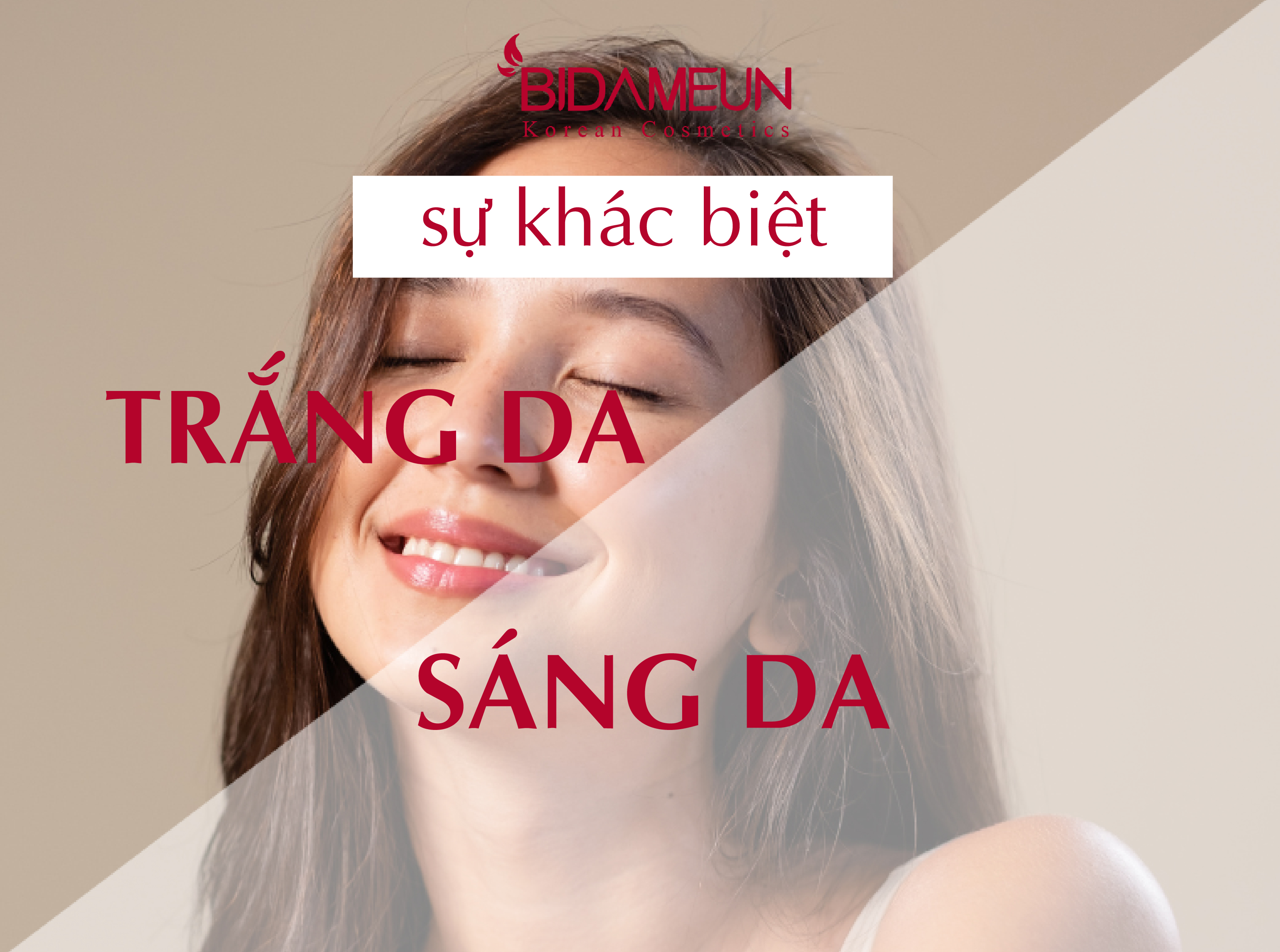 Sự khác biệt giữa làm sáng da và làm trắng da
