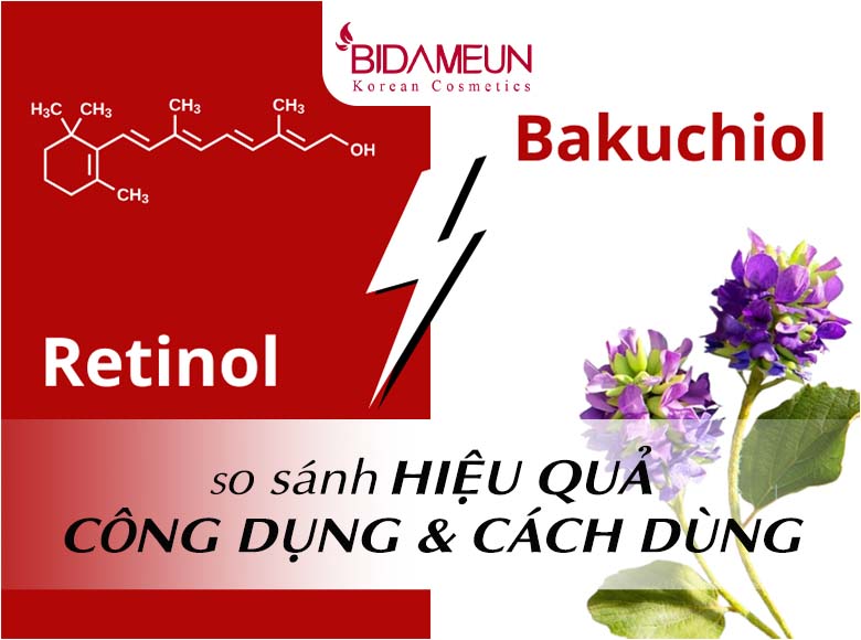 Bakuchiol và Retinol: So sánh hiệu quả, công dụng và cách dùng