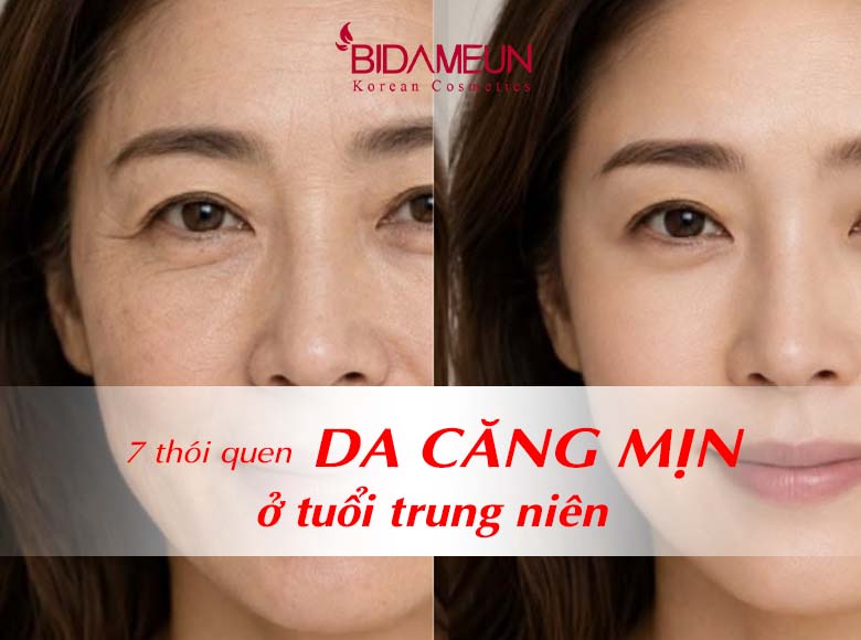 7 thói quen giúp da căng mịn ở tuổi trung niên